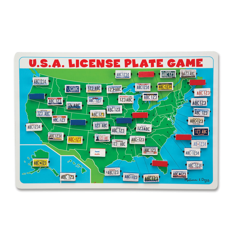 Melissa & Doug U.S.A. License Plate Game