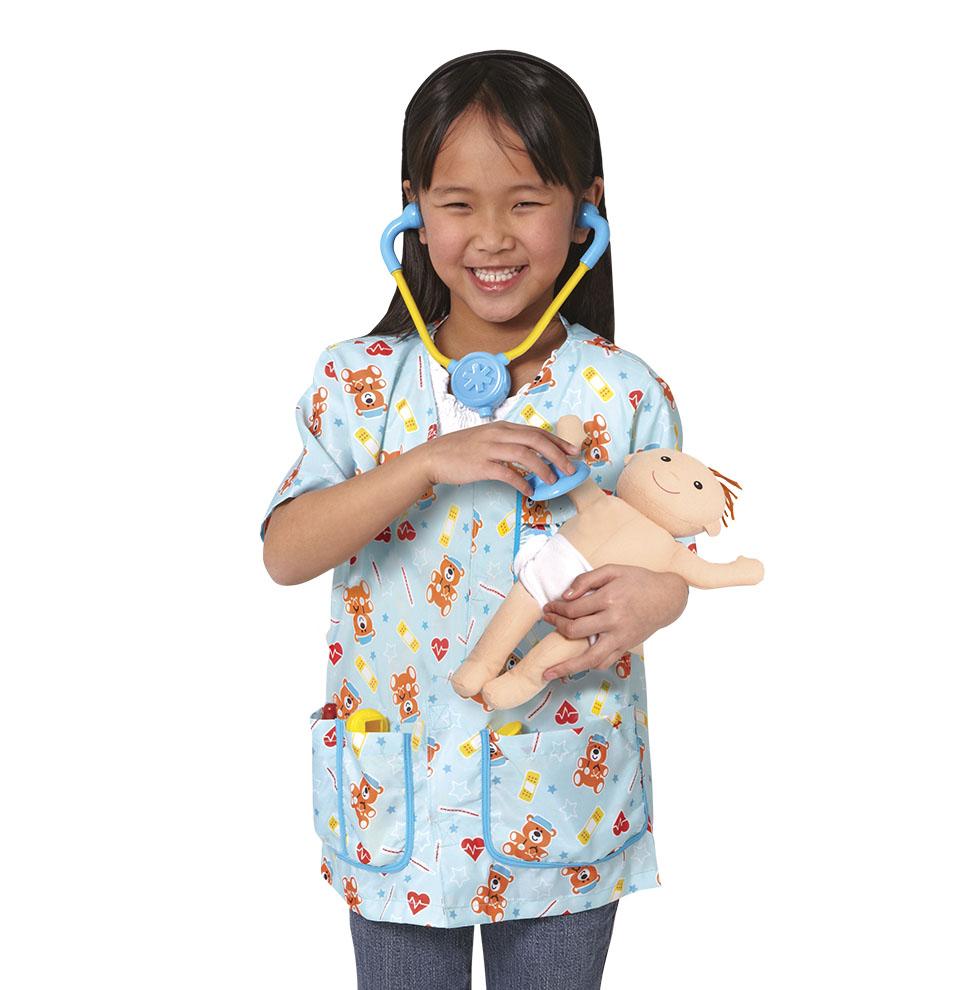 Melissa & Doug Role Play Costume Set Pediatric Nurse