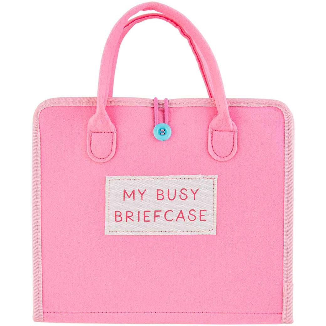 Mud Pie Pink My Busy Briefcase