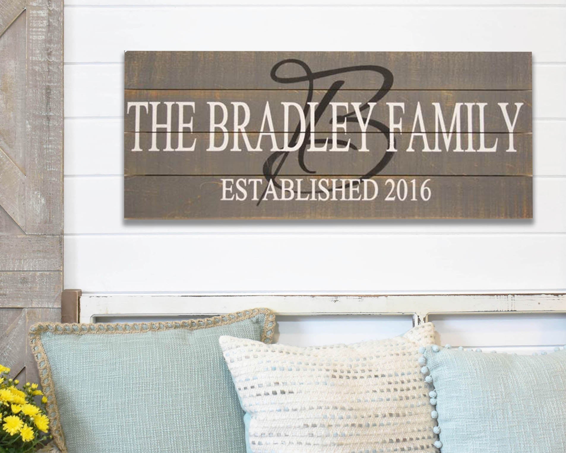 Personalized Name Sign Wall Decor