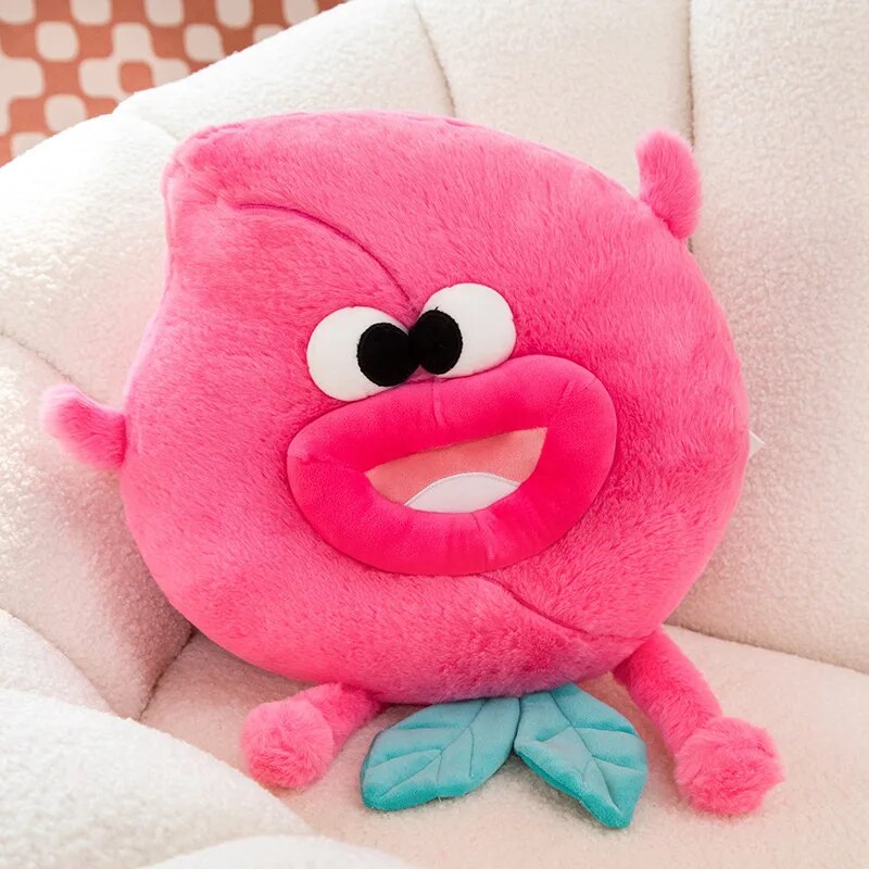 Dopamine Fruit Plush 2023 New Throw Pillow Doll Funny Sausage Big Mouth Ugly Doll Fruit Doll Plush Toy Gift ShopOnlyDeal