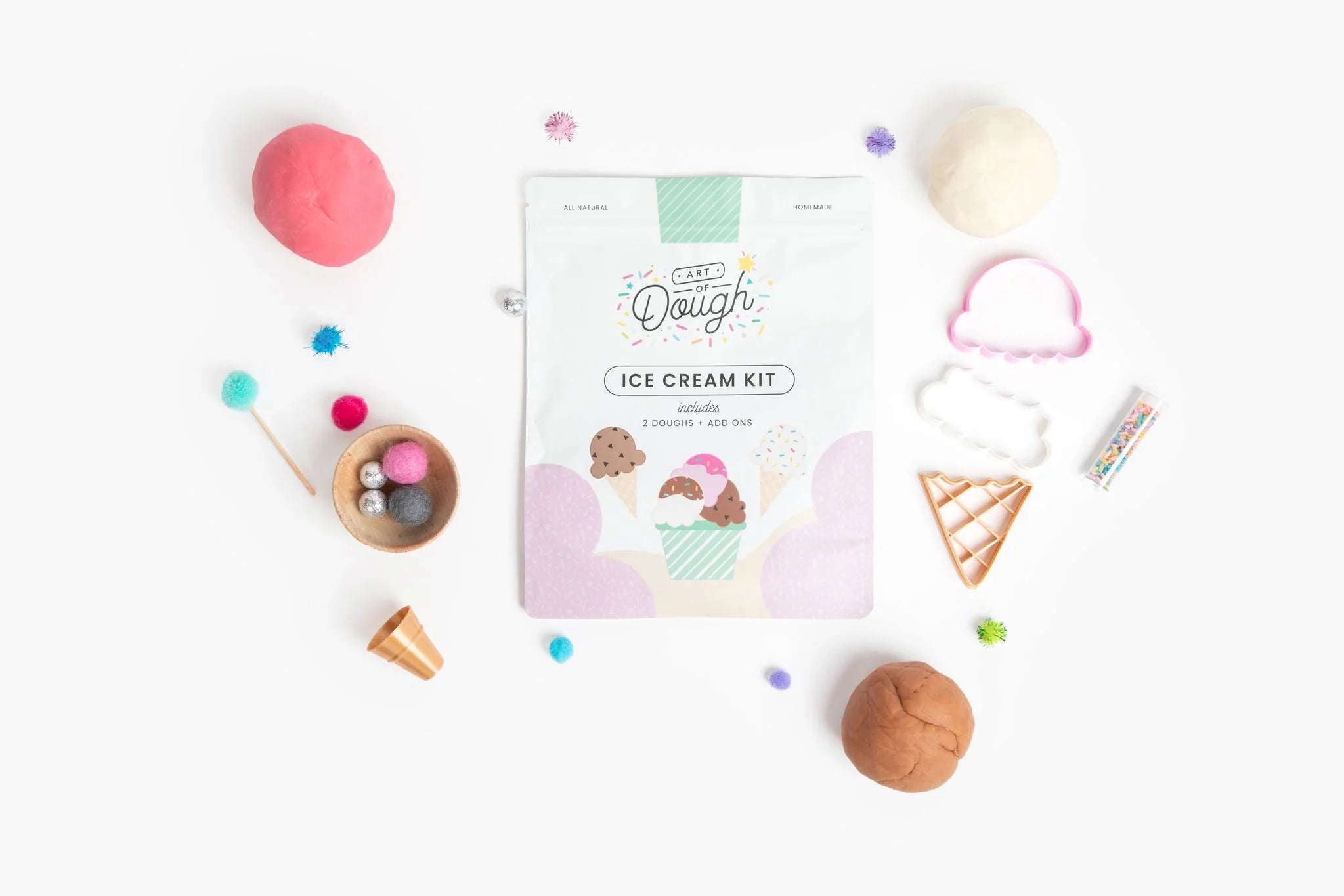 Ice Cream Play Dough Kit