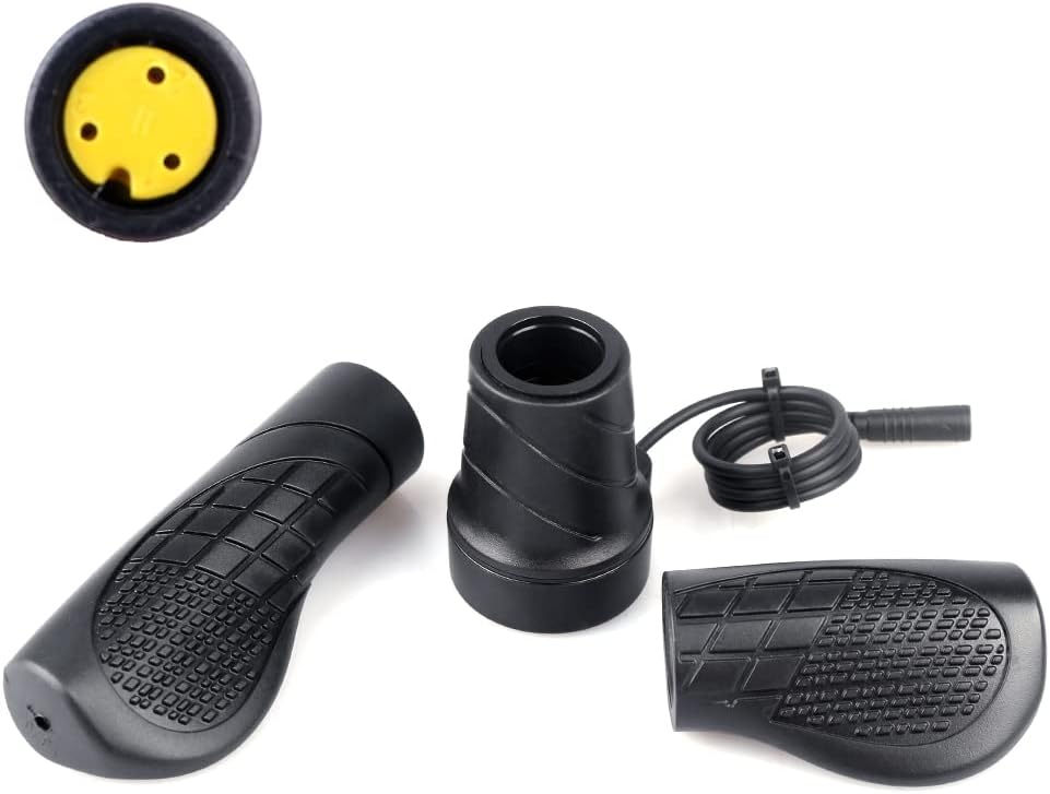 BAFANG Twist Throttle for eBike Motor :Compatible with 8fun Mid Drive Electric Bike Conversion Kit BBS01 BBS02 BBSHD & Hub Motor, Waterproof Speed Conrol Full/Half Throttle Grip for Bicycle Scooter
