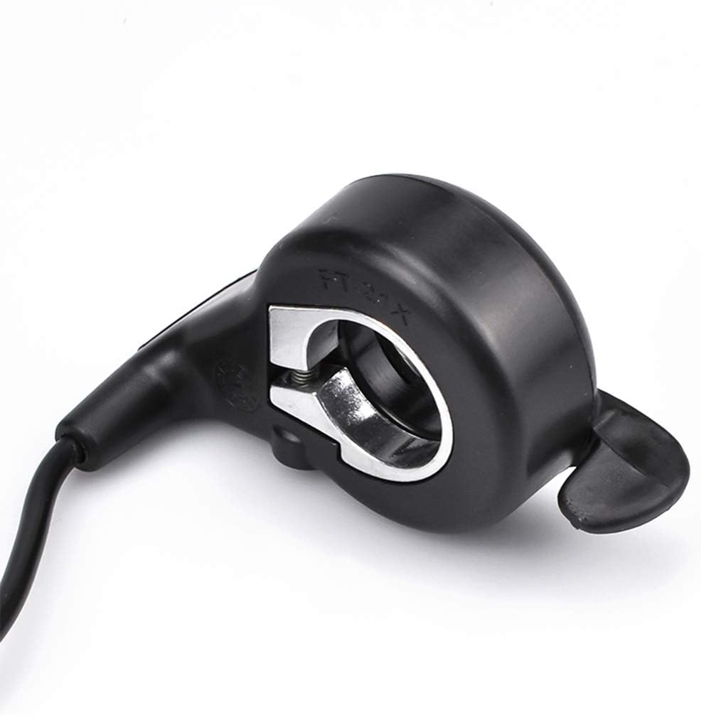 Electric Bicycle Thumb Throttle, FT-21X Finger Throttle Accelerator, Speed Control for Ebike Pocket Razor Scooter Accessories Part, 12-72V Universal