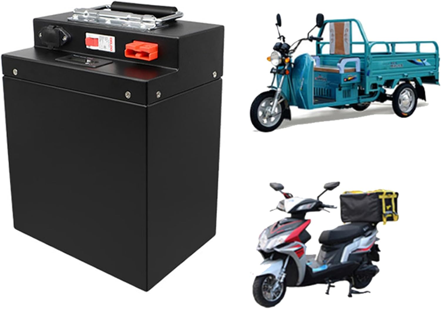 48V 20AH 30AH 40AH 50AH Electric Bike Motorcycle Battery 48V E-Bike Lithium Battery Pack for 0-2400W Moped Bicycle Motorcycle Tricycle,48v,40AH