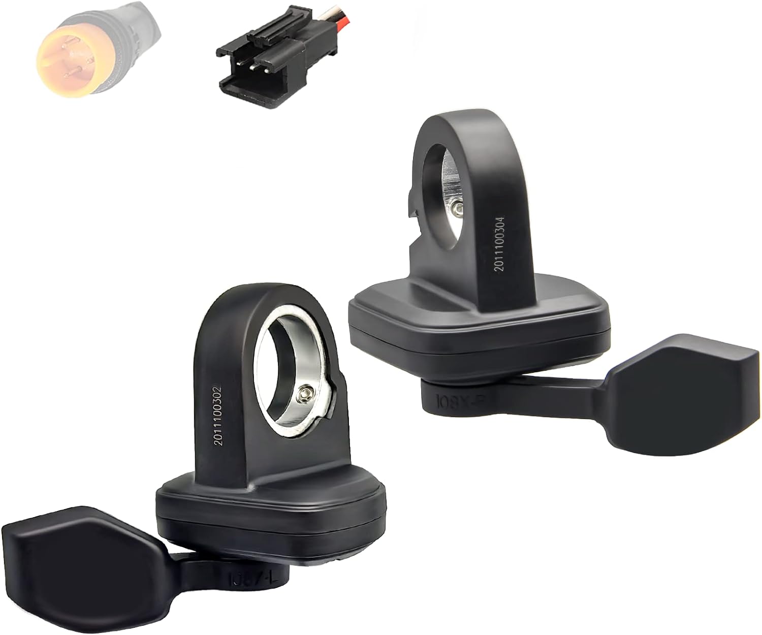 Ebike Thumb Throttle WUXING 108X Finger Throttle Left/Right Hand Electric Bike Scooter 3pin Controller Speed Governing Eletrric Accessories