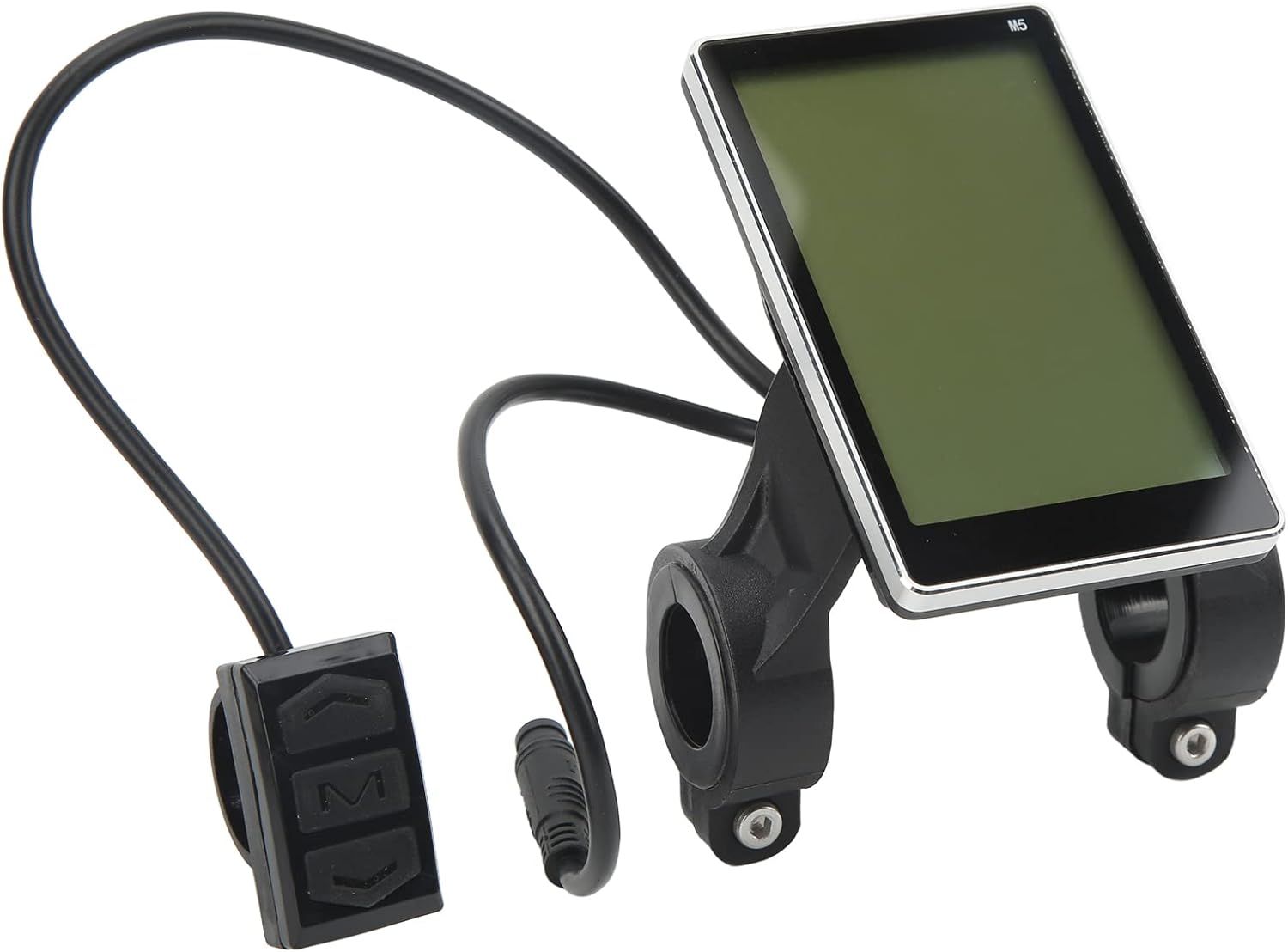 Ebike Display, 6 Pin E Scooter M5 LCD Panel Screen, 24V 36V 48V 60V Waterproof Electric Bike Motor Display, Electric Bike Accessories for 31.8 22.2mm Handlebar Electric Bikes