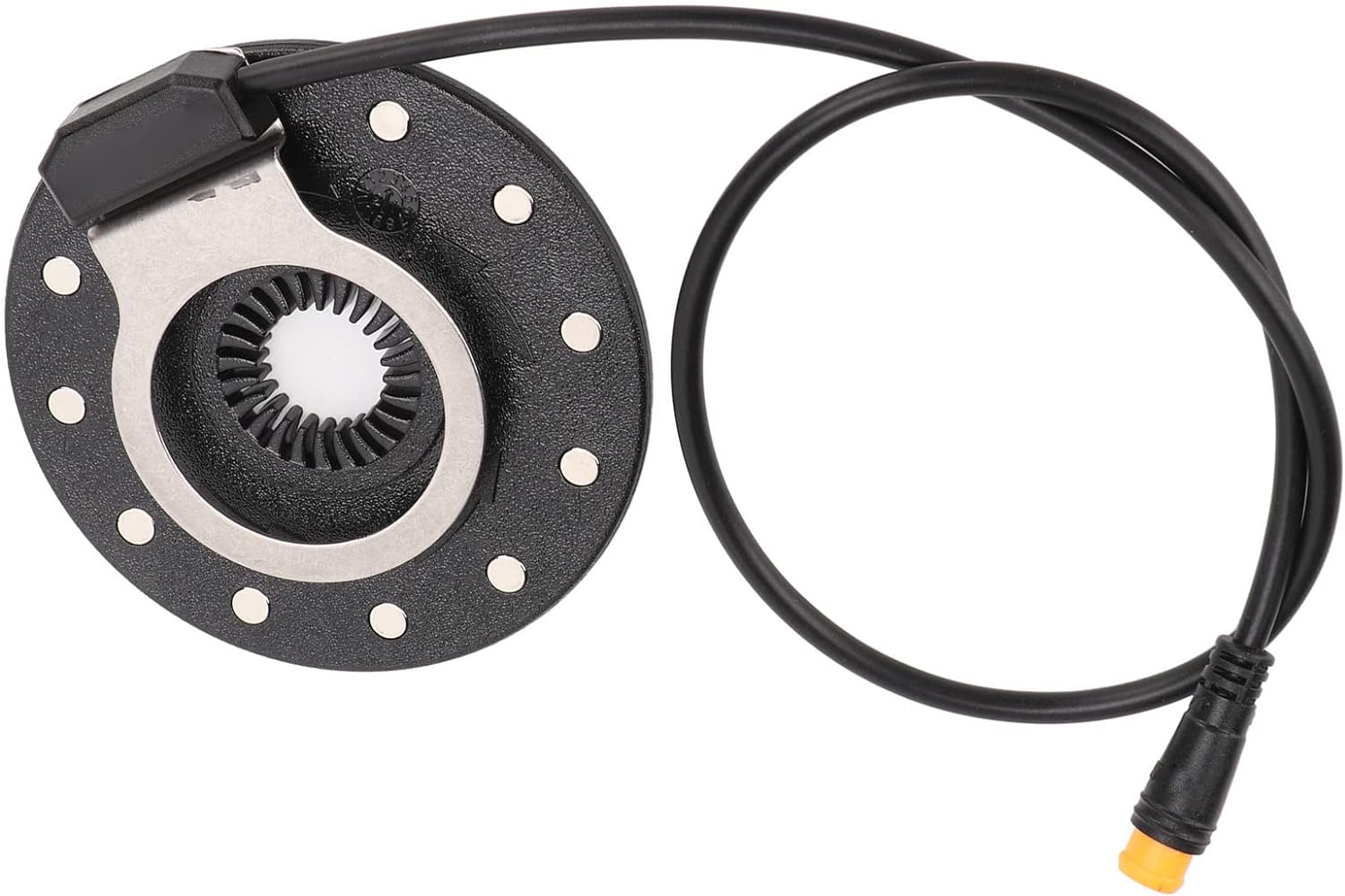 Pedal Assist Sensor, High Sensitivity Electric Bike Power Pedal Assist Sensor 12 Magnets Pedal Assistant Sensor Easy to Install Bicycle Assistant Sensor with Dual Hall Sensors