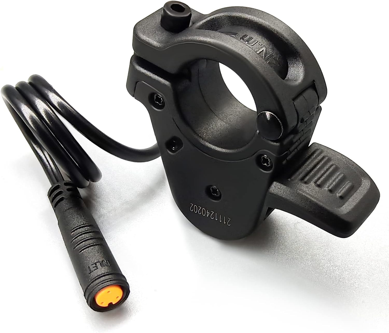 MUSELK Electric Bike 3pin Female Thumb Throttle Yellow Waterproof Plug Throttle for BBS01 BBS02 BBSHD Mid Motor Electric Bicycle Accessories