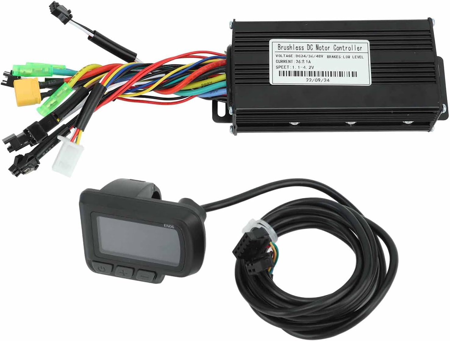 24V 36V 48V 500W-750W Electric Bike Controller Kit LCD Display - Ideal for E-Bike Enthusiasts Conversion Solution with 3 Mode Sine Wave Controller