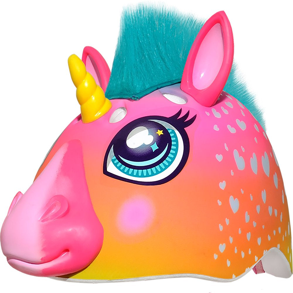 Raskullz Super Rainbow Unicorn Hair Bike Helmet, Child 5+ (50-54Cm)