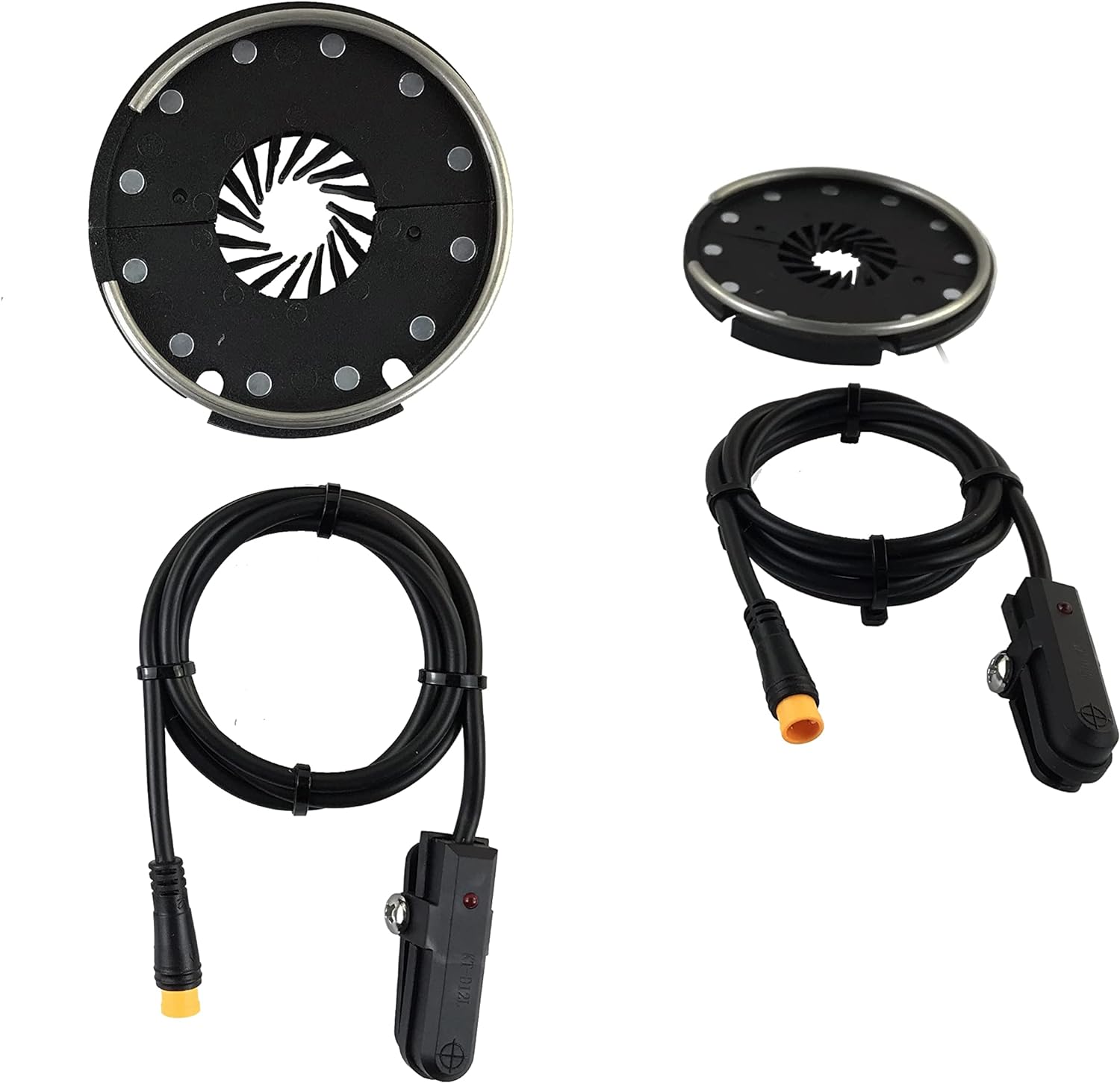 KUNTENG Bicycle Power Pedal Assist Sensor, D12, SM/WP Connector, Separable Parts, 12 Magnetic Points