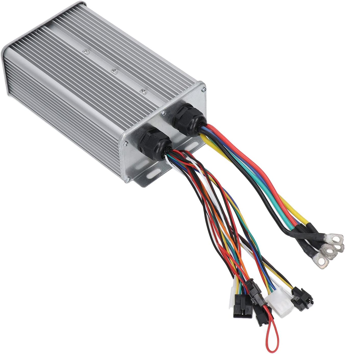 Keenso 48V 72V 60A Electric Bike Controller Dual Mode 18 Tube Sine Controller with SM Connector Bicycle Scooter Lithium Battery Modification Accessories