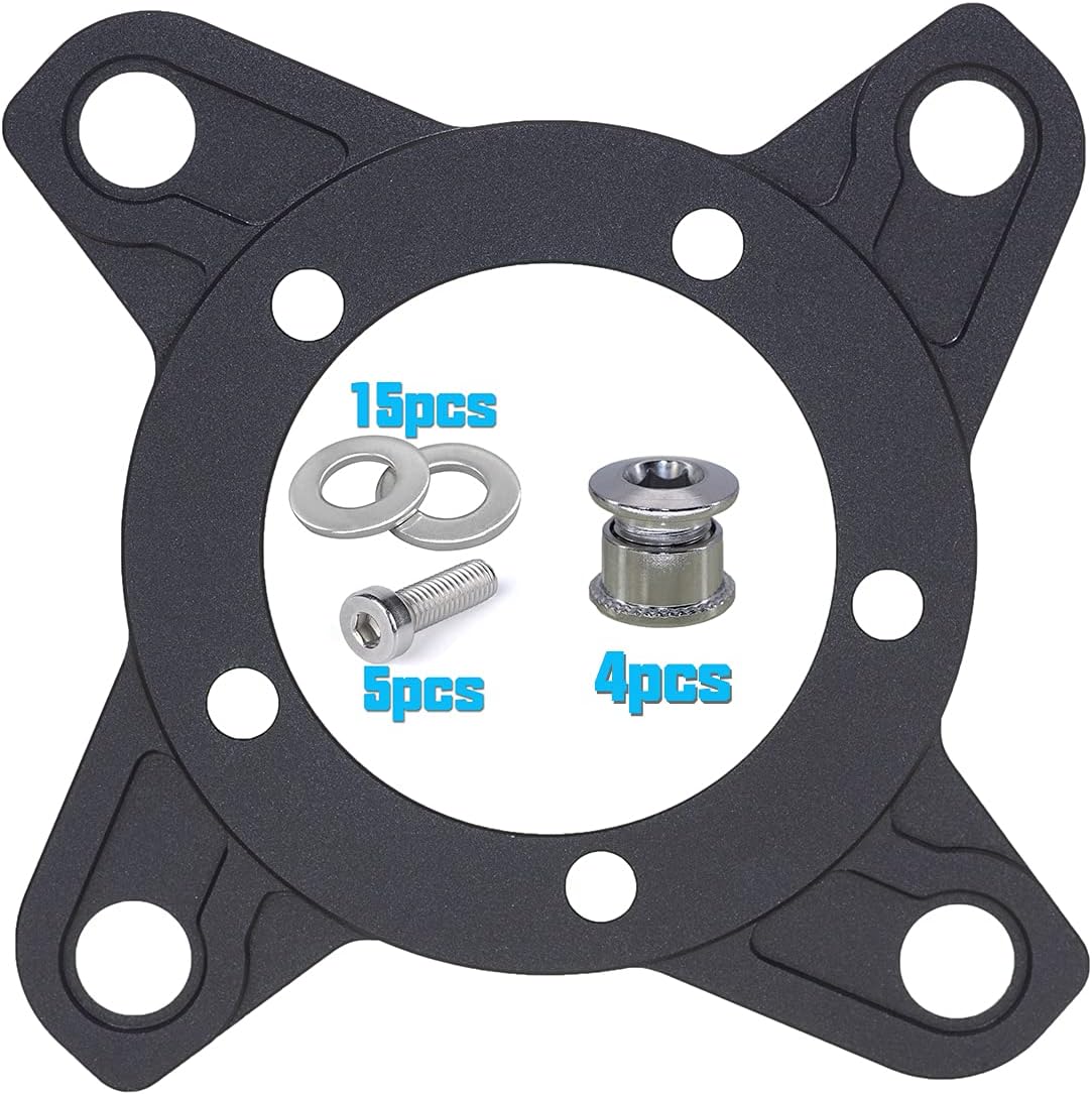 Motor Bike Gear Adapter 36V/48V mid Drive Chainring Spider 104BCD for bafang 8fun BBS01B BBS02B 250W 350W 450W 500W 750W