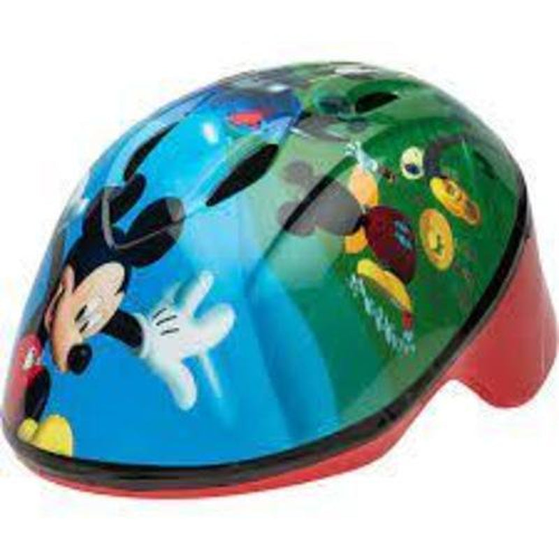 Mickey Mouse Starry Stripes Toddler Bike Helmet Fits Head Sizes 48-52Cm