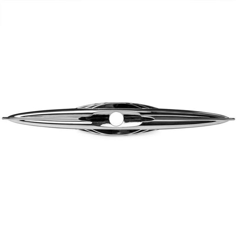 Kapsco Moto ECC-116 Rear Trunk Latch Key Hole Lock Accent Trim for 2009-2019 Harley-Davidson & Trike Motorcycles&#44; Chrome