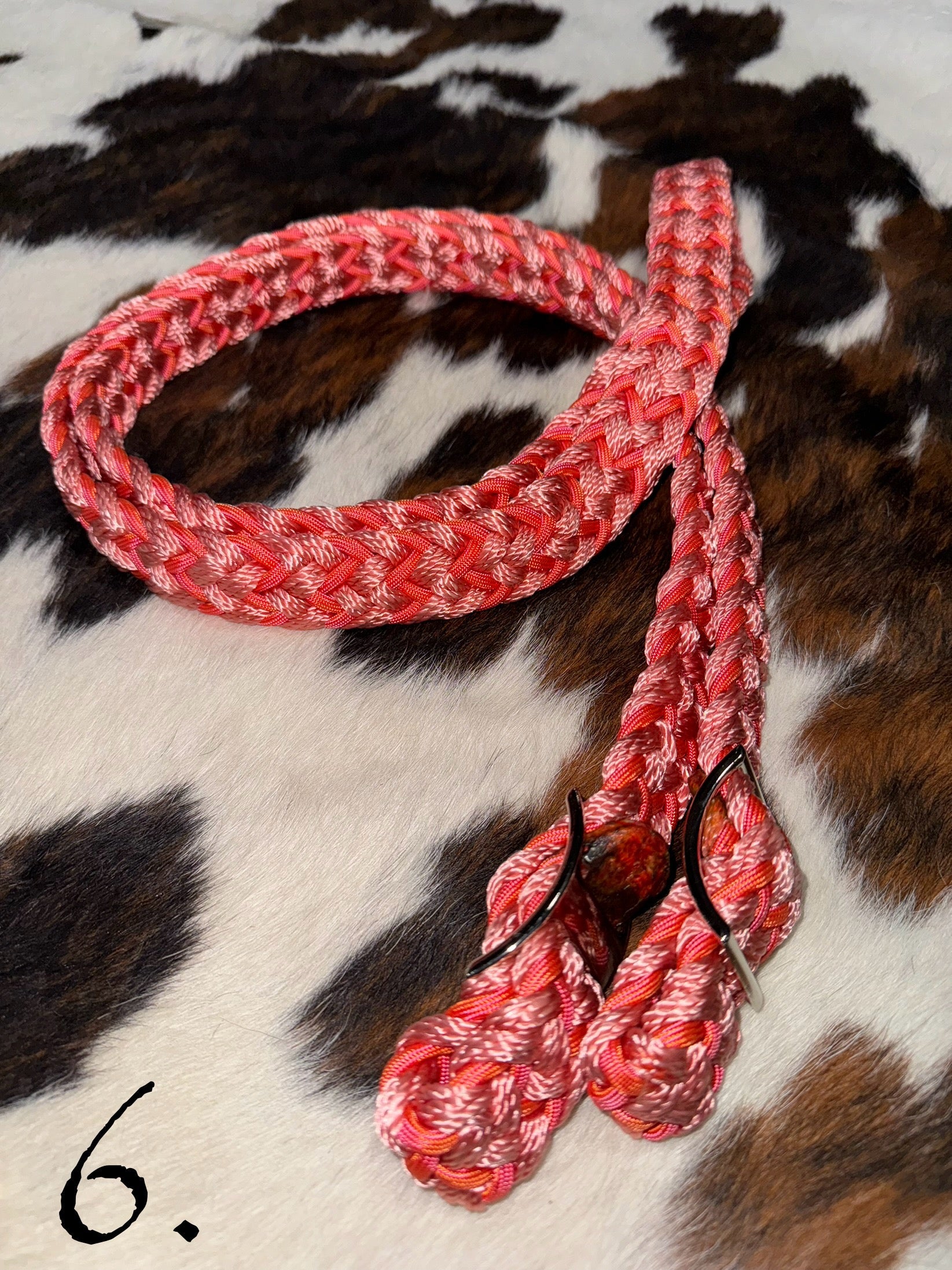 Gale Beebe 9 Strand Barrel Rein