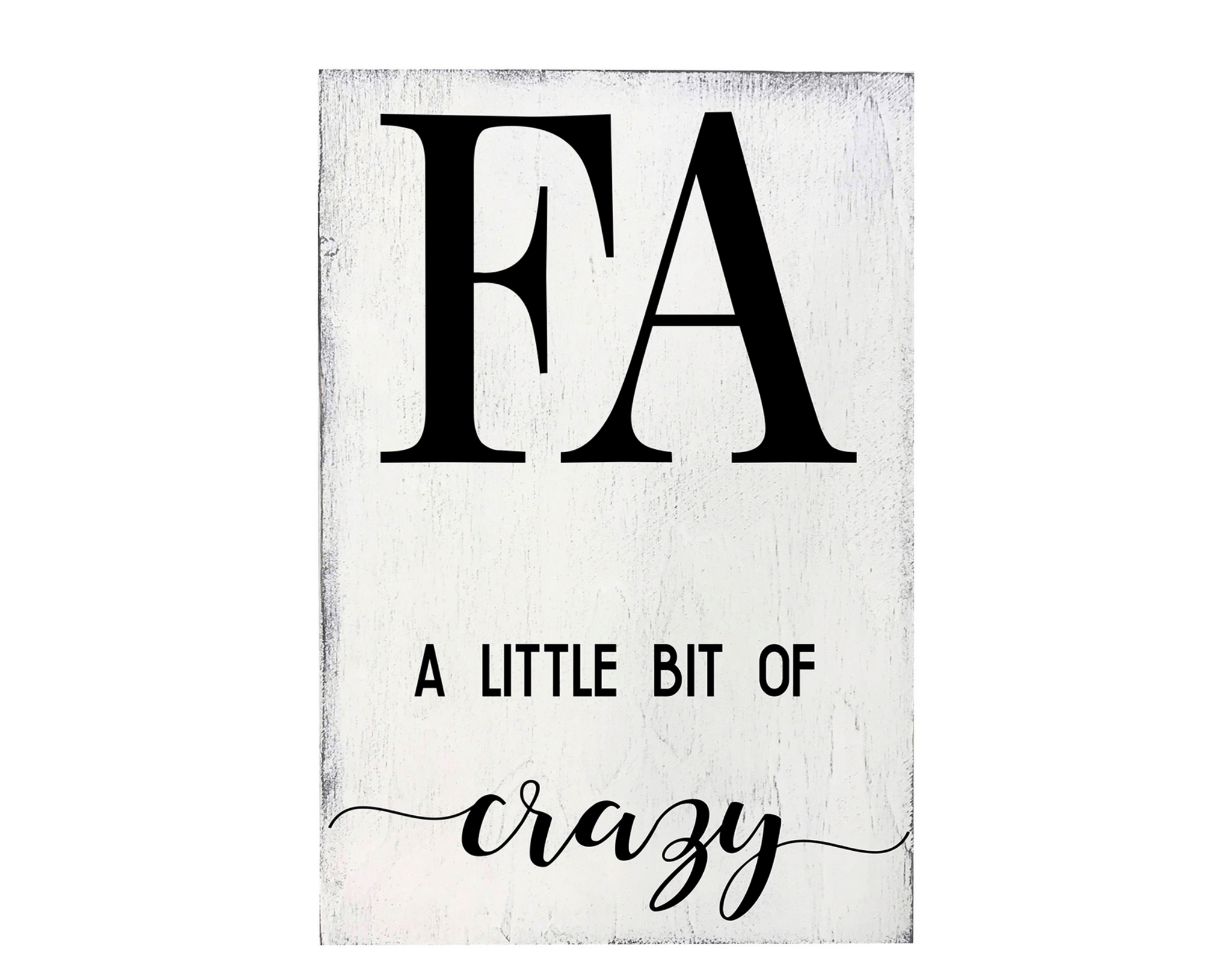 Family 3 piece wall sign