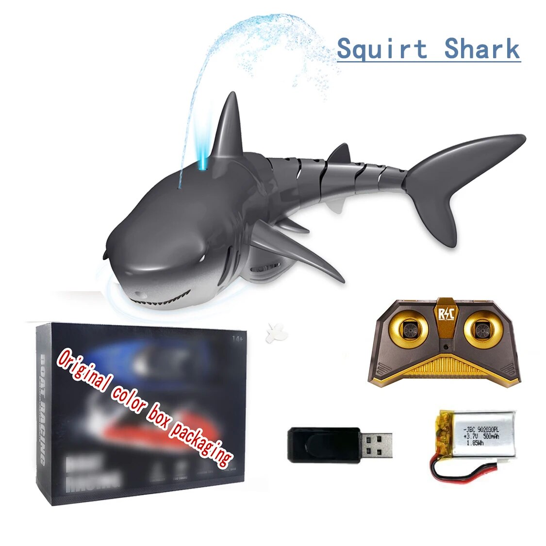 Funny RC Shark Toy Remote Control Animals Robots Bath Tub Pool Electric Toys for Kids Boys Children Cool Stuff Sharks Submarine ShopOnlyDeal