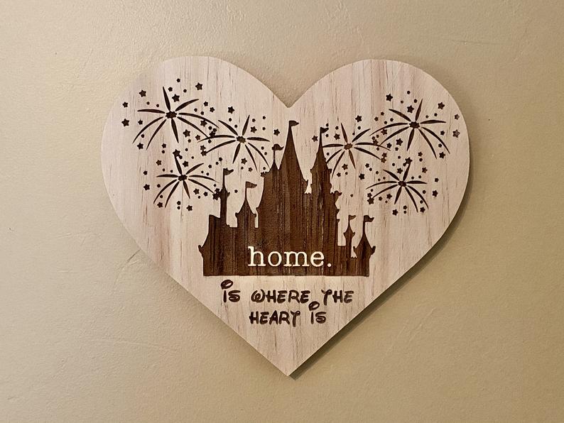 Robin Hood and Marian Inspired Wooden Heart Love Plaque - Personalized Family Name/Est Date
