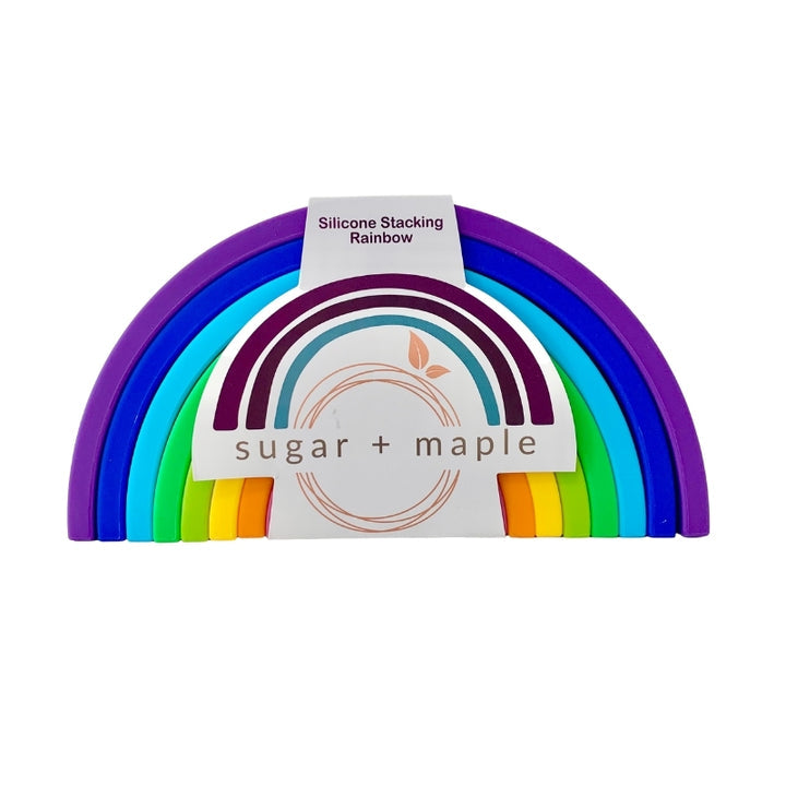 Silicone Stacking Rainbow