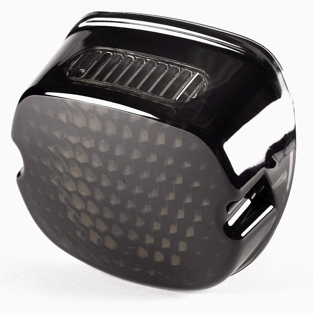 Krator Low Profile Smoke LED Tail Light Turn Signals Brake Light Running Light Compatible with Harley Davidson Street Glide Trike FLHXXX 2010-2011 - Fits Most 6-1/4" round Headlights