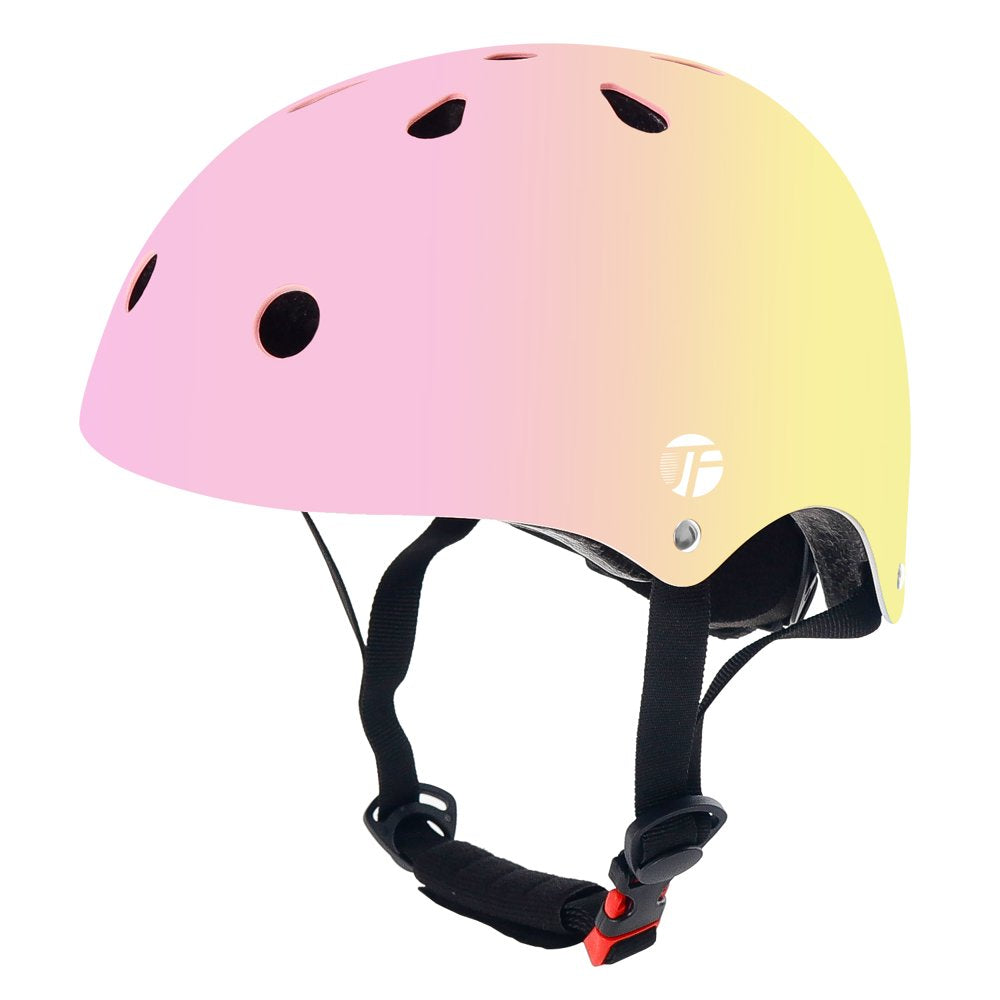 Jeefree Kid Skate Helmet,Skateboard Helmet,Kids Bike Helmets for Girls,Boys,5-8 Years(48-54Cm)