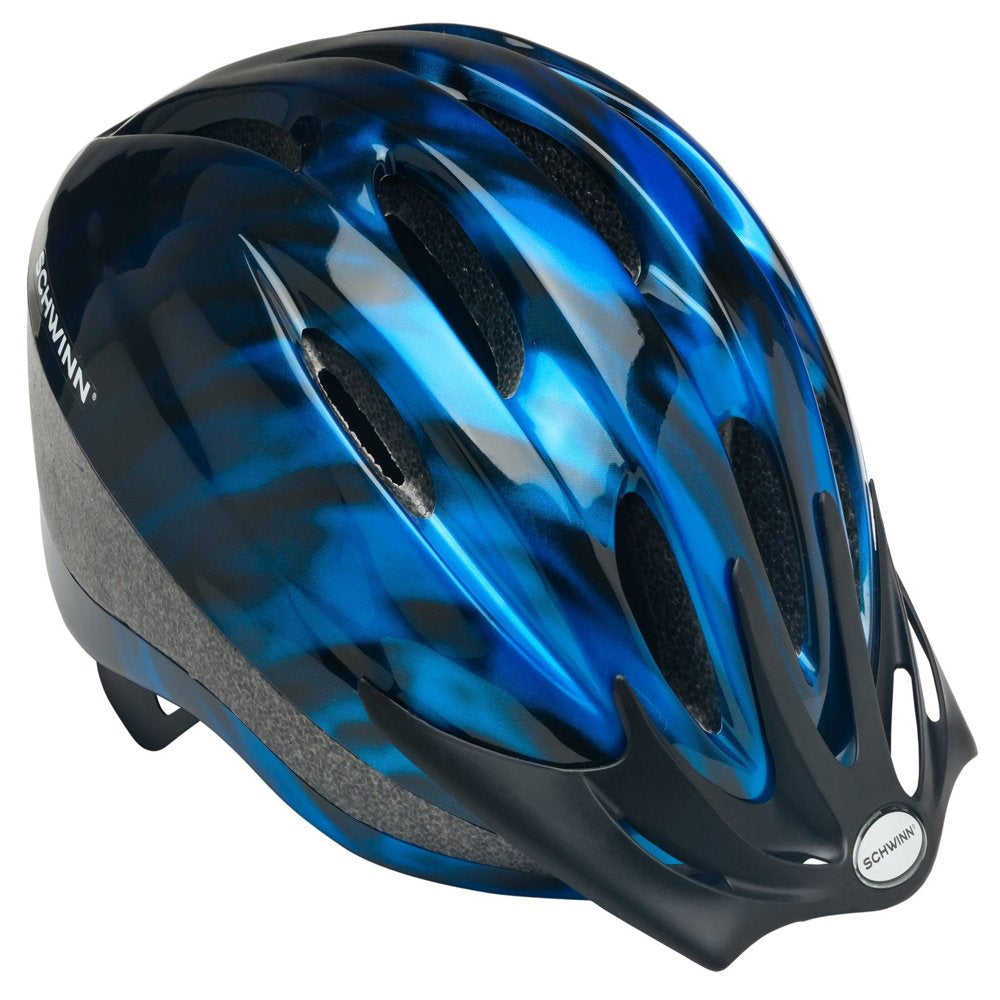 Schwinn Intercept Adult Bicycle Helmet, Ages 14 and Up, Blue