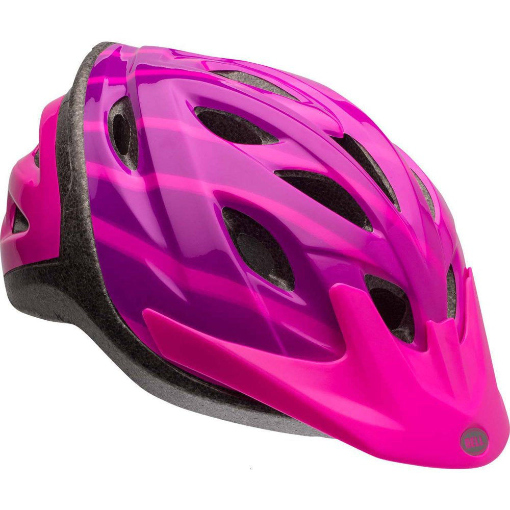 Bell Axle Bike Helmet, Repose Pink/Purple, Youth 8+ (52-58Cm)
