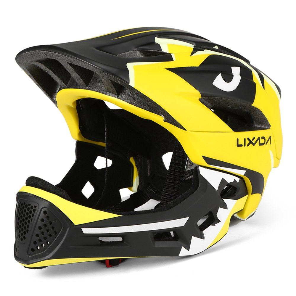 Lixada Kids Bike Helmet Detachable Full Face Helmet, Children Sports Safety Helmet,For Cycling Skateboarding Roller Skating