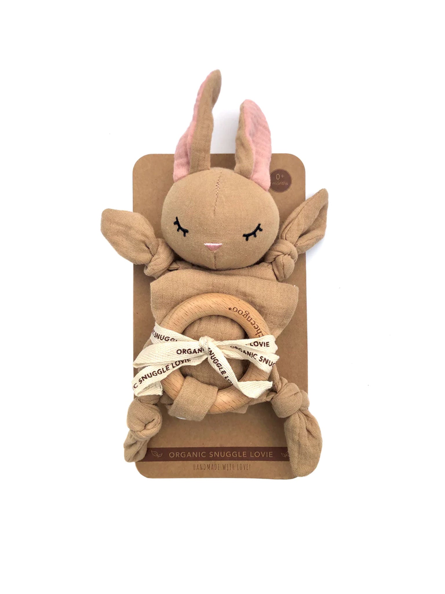 Organic Snuggle Lovie Blanket - Bunny