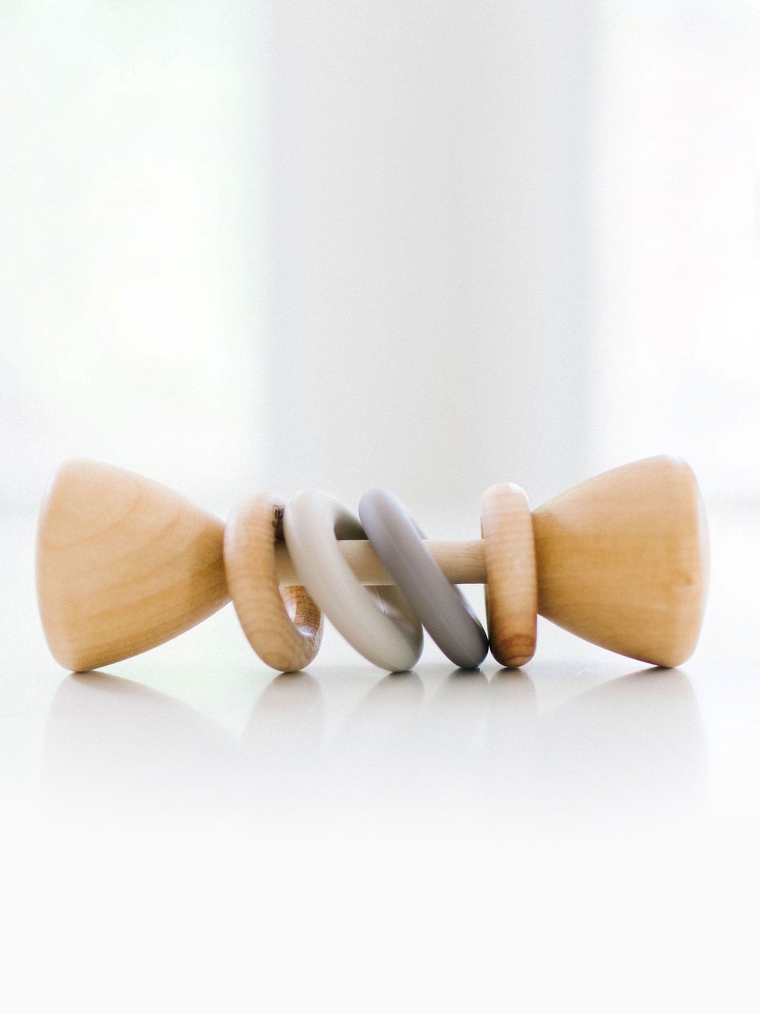 Silicone + Wood Rattle