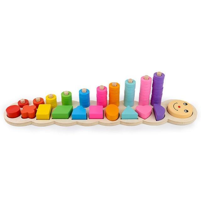 Kids Counting And Stacking Board